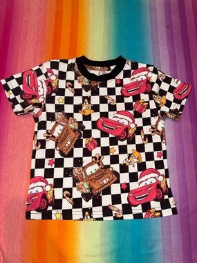 Wild Rich Kids Disney Cars Christmas Shirt (2T)